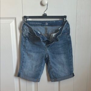 So Women's Blue Denim Shorts